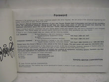 Load image into Gallery viewer, OWNERS MANUAL Toyota Corolla 2007 07 - 847814
