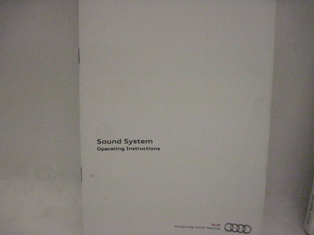 OWNERS MANUAL Audi A4 2012 12 - 858954