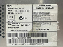 Load image into Gallery viewer, CD Player Mini Cooper Clubman 2007 07 2008 08 2009 09 2010 10 - NW136571
