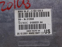 Load image into Gallery viewer, COMMUNICATION COMPUTER 750i 760i 745i 02 03 04 05 - 08 - 870813
