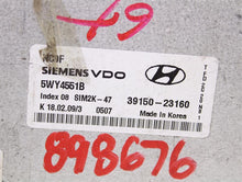 Load image into Gallery viewer, ECU ECM COMPUTER Hyundai Elantra 2009 09 2010 10 - 898676
