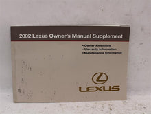 Load image into Gallery viewer, OWNERS MANUAL Lexus ES300 2002 02 - 928087
