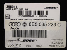 Load image into Gallery viewer, AMPLIFIER Audi A4 RS4 S4 2005 05 06 07 08 - 938060
