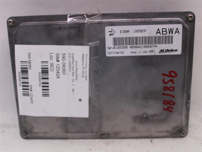 ECU ECM COMPUTER Enclave Lacrosse Regal Verano ATS CTS SRX XTS 13-16 - 958184