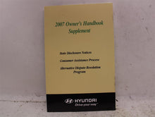 Load image into Gallery viewer, OWNERS MANUAL Hyundai Sonata 2007 07 - 970690
