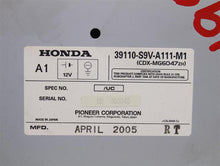 Load image into Gallery viewer, RADIO Honda Pilot 2005 05 - 975705
