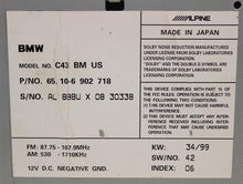 Load image into Gallery viewer, Trunk mounted on board monitor computer BMW 328i 323i 1999 99 2000 00 - 982342
