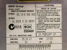 Load image into Gallery viewer, CD Player BMW 545i 530i 525i 2004 04 2005 05 - 986565
