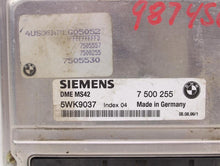 Load image into Gallery viewer, ECU ECM COMPUTER BMW Z3 1999 99 2000 00 - 987456
