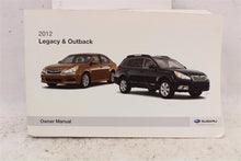 Load image into Gallery viewer, OWNERS MANUAL Subaru Legacy 2012 12 - 994747

