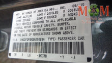 Load image into Gallery viewer, TRANSMISSION Honda Accord 2011 11 - MM1177353
