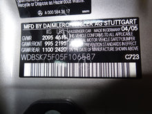 Load image into Gallery viewer, Park Lamp Light Mercedes-Benz SL500 2005 - NW83184
