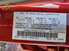 Load image into Gallery viewer, TRANSMISSION Mazda 3 2010 10 2011 11 2012 12 VIN G/F - MM2967974
