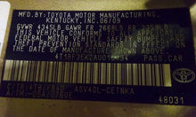 Load image into Gallery viewer, FRONT CV AXLE SHAFT Toyota Camry 2010 10 2011 11 AT Right - NW14105
