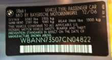 Load image into Gallery viewer, STEERING RACK BMW 525i 530i 528i 2006 06 2007 07 2008 08 09 10 - NW168620
