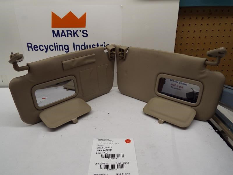 Interior Sun Visors Subaru Forester 2002 - MRK129234