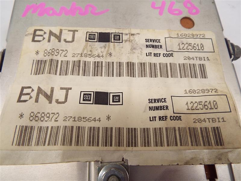 ECU ECM Computer Pontiac Firebird 1982 - MRK140787