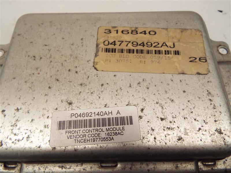 BODY CONTROL MODULE BCM COMPUTER 300 300C Charger 2007 07 - MRK164688