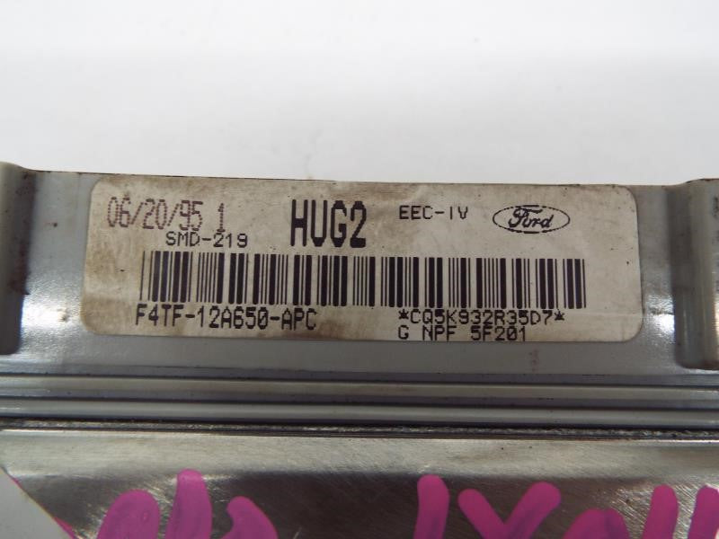 ECU ECM Computer  FORD F150 PICKUP 1995 - MRK252237