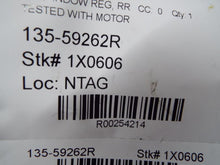 Load image into Gallery viewer, REAR DOOR WINDOW REGULATOR POWER Accord 13 14 15 16 17 Left - MRK254215
