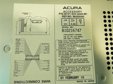 Load image into Gallery viewer, RADIO Acura MDX 2001 01 2002 02 2003 03 04 AM FM CASS - MM740868
