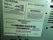 Load image into Gallery viewer, RADIO Honda Accord 2008 08 2009 09 - MM872690
