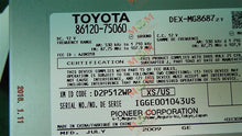 Load image into Gallery viewer, Radio  LEXUS HS250H 2010 - MM923232
