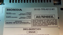 Load image into Gallery viewer, Radio Honda Crosstour 2010 - MM1049557
