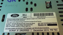Load image into Gallery viewer, Radio Lincoln MKS 2016 - MM1060305
