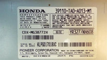 Load image into Gallery viewer, Radio Honda Accord 2012 - MM1092663
