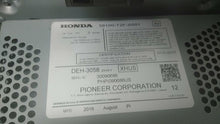 Load image into Gallery viewer, RADIO Honda Accord 2016 16 2017 17 - MM1418508
