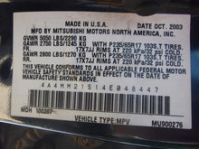 Load image into Gallery viewer, TEMPERATURE CONTROLS Mitsubishi Endeavor 2004 04 2005 05 - MM109521
