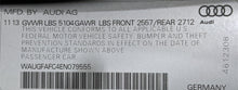 Load image into Gallery viewer, BODY CONTROL MODULE BCM COMPUTER Audi A6 A8 12 13 14 15 16 17 - NW314627
