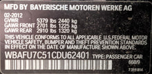 Load image into Gallery viewer, HEADLIGHT LAMP ASSEMBLY 528i 535i 550i Active 5 M5 11 12 13 Left - NW398924
