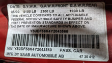 Load image into Gallery viewer, SIDE VIEW MIRROR Saab 9-3 1999 99 2000 00 01 02 03 Left - NW376368
