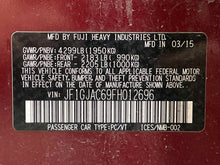 Load image into Gallery viewer, REAR DRIVE SHAFT Subaru Impreza 2012 12 2013 13 2014 14 - NW463021
