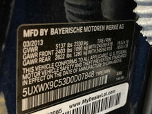 Load image into Gallery viewer, Brake Master Cylinder  BMW X3 2013 - NW528413
