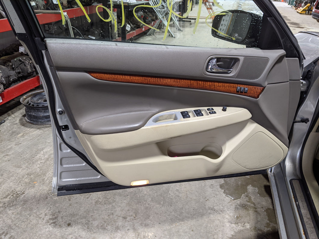 Front Interior Door Trim Panel  INFINITI G35 2008 - NW293453
