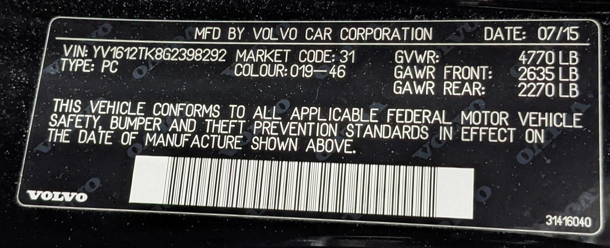 Bouton De Programmation Radio VOLVO V70 / XC70 - Pièce D'origine OE 9117739 - Neuf Sous Emballage