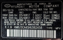 Load image into Gallery viewer, Rear Interior Door Trim Panel Hyundai Tucson 2017 - NW379887
