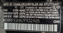 Load image into Gallery viewer, Interior Sun Visors  MERCEDES C-CLASS 2007 - NW390264
